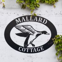 Personalised House Name Sign in Situ 