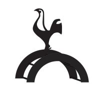 Wall Mounted Contemporary Cockerel Iron Hose Holder Finished in Black