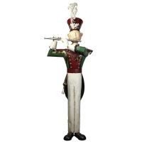 Christmas Metal Solider with Flute