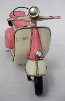 Pink Messerschmitt "Vespa" M-55 Grand Sport Motorcycle Model