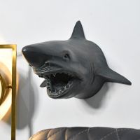 Shark Head Wall Art mounted to Wall 
