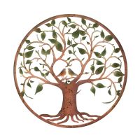 Green & Rustic "Love Birds" Wall Art 