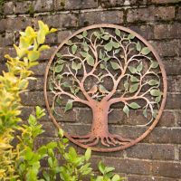 Green & Rustic "Love Birds" Wall Art in Situ 