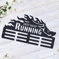 Just Keep Running Sports Medal Hanger 