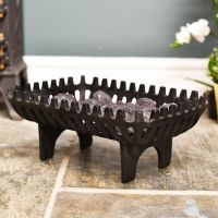 Large Robust Cast iron Fire Basket