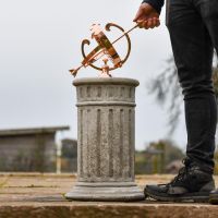 Polished Copper Armillary - 24cm to Scale