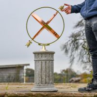 Polished Brass & Copper "Athens" Armillary - 57cm to Scale