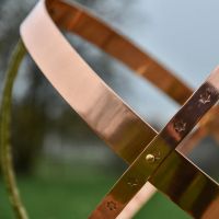 Close-Up of Copper Framework