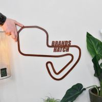 Brands Hatch Wall Art in Rustic Finish 