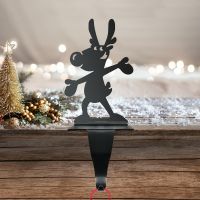 Reindeer Stocking Holder in Situ
