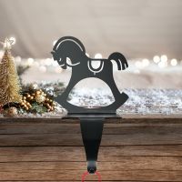 Rocking Horse Stocking Holder in Situ