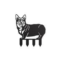 Black Finish Welsh Corgi (Pembroke) 