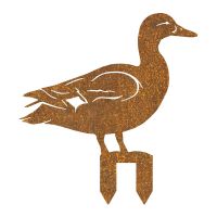 Mallard Duck Silhouette in a Rustic Finish