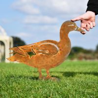 Rustic Mallard Duck Silhouette to Scale