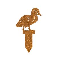  Walking Duckling Silhouette in a Rustic Finish
