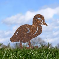 Rustic Walking Duckling Silhouette in Use Outdoors