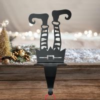 "Gingersnap" Stocking Holder in Black