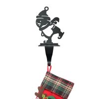 Black Stocking Holder in Full 