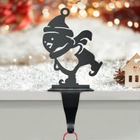 Penguin on Skates Stocking Holder 