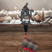 Penguin with Candycane Stocking Holder 