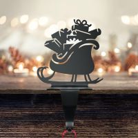Stocking Holder with Sleigh and Presents 