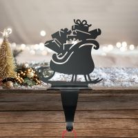Sleigh with Present Stocking Holder 