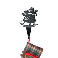 Sleigh Stocking Holder with Stocking 