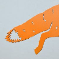 Tail on the Orange Fox Wall Art