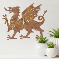 Welsh Dragon Wall Art in the Home