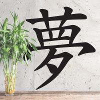 "Kanji Dream Symbol" Wall Art in Use in the Home