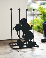 Steel "Animated Mouse" Welly Boot Rack Exterior