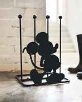 Steel "Animated Mouse" Welly Boot Rack In-Situ