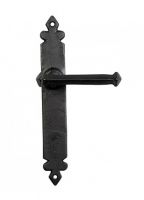 "Azzaro" Un-sprung Medieval Cast Iron Lever Door Handle Pair