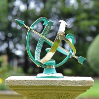 Verdigris Armillary On Plinth 