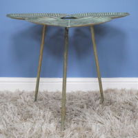 Verdigris Leaf Side Table in Situ in the home