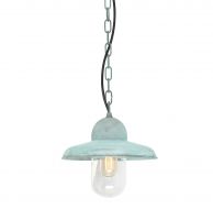 "Orchid" Verdigris Hanging Light