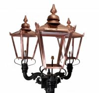 Deluxe Triple Headed Lamp Post Set
