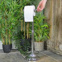 Victorian Free Standing Toilet Roll Holder to Scale