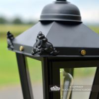 Decorative Wings on the Lid of the Lantern