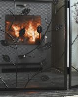 Vine detail Triple-Fold Fire Guard