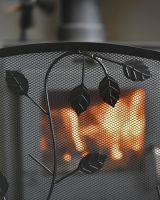 Vine detail Triple-Fold Fire Guard