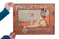“Hadjetian Brothers” Vintage Cigarettes Sign 
