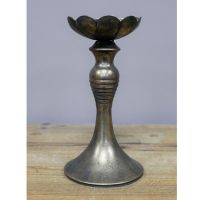 Vintage Metal Indoor Single Candle Holder without Candle