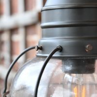 Close-up of the Finish on the Wall Lantern