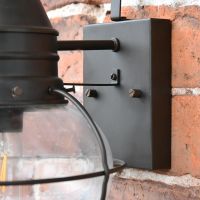 Close-up of the Back Plate on the Lantern