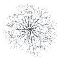 “Snowflake” Abstract Winter Wall Art