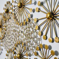 Close up of Golden Dandelion Wall Art 