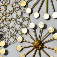 Close up of Golden Dandelion Wall Art 