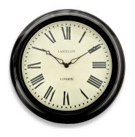 “Walker Court” Wall Clock with Roman Numerals