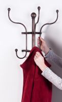 “Chadwick Lane” Wall mounted ball finial coat hook rack